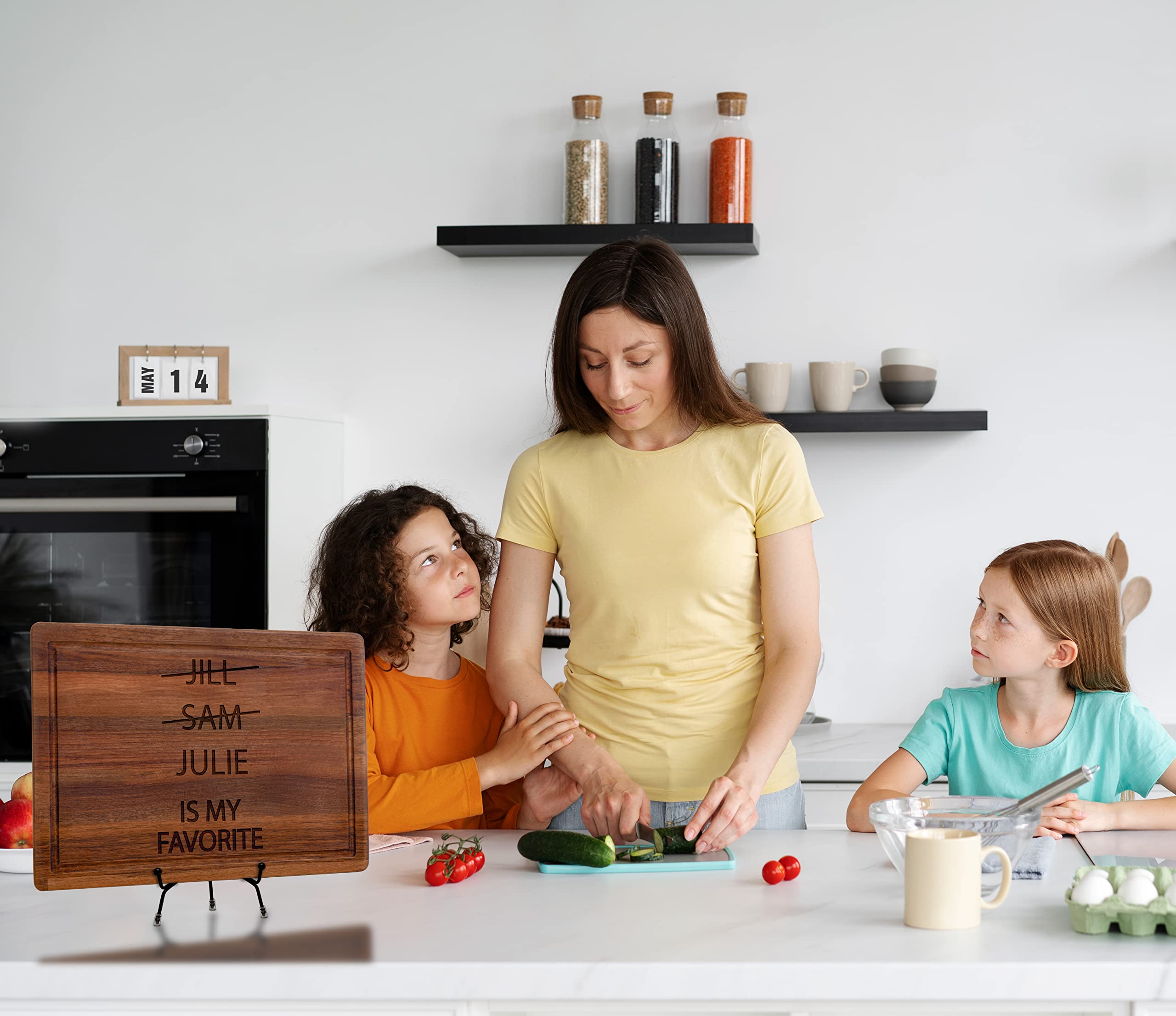 bamboo large cutting board 13.75x10 inches