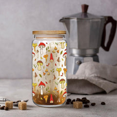 Glass cup showing drink color for hot and cold beverages