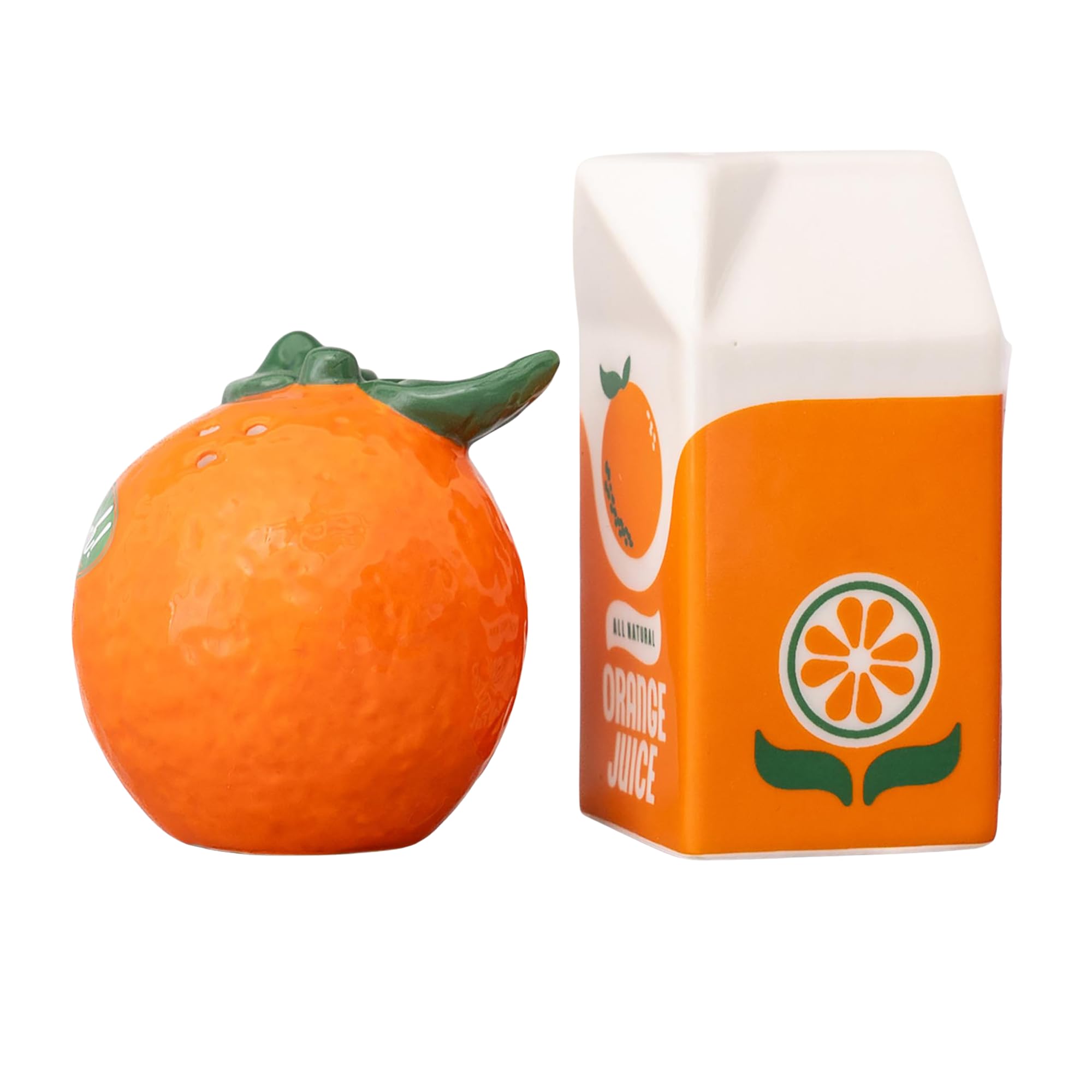 vintage inspired salt pepper shakers orange by ban.do