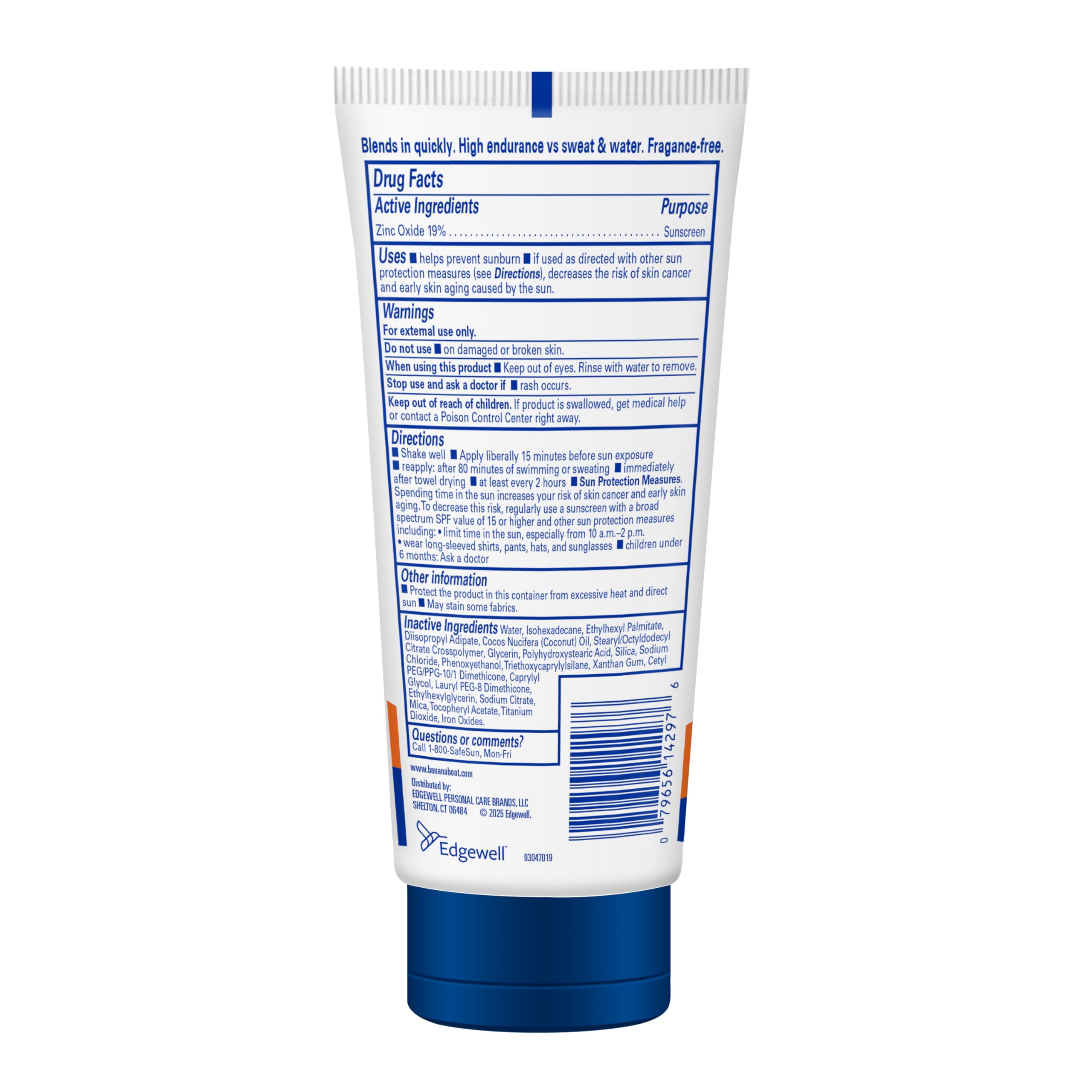 Broad spectrum UVA UVB protection Banana Boat lotion
