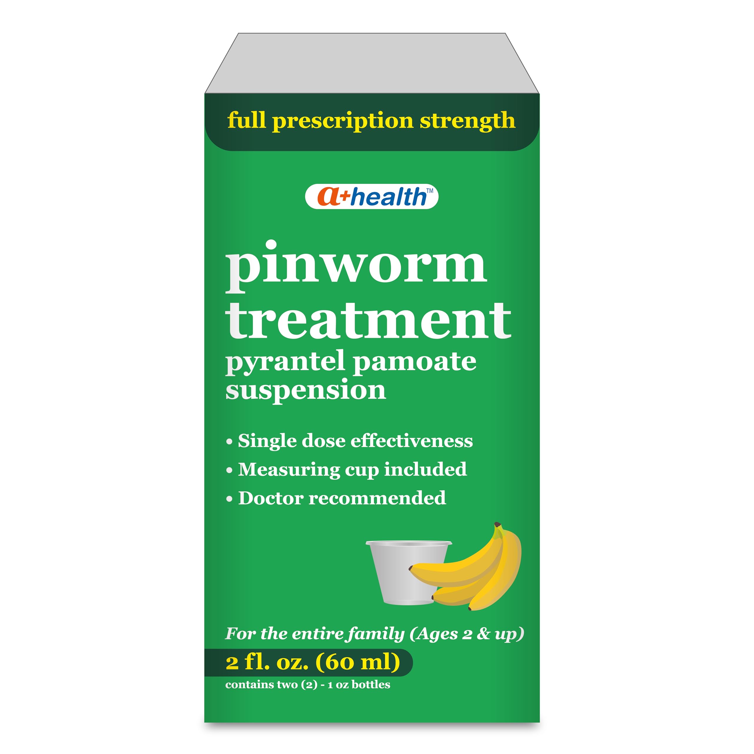 shake well before use pinworm treatment bottle label
