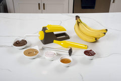 Banana Loca toppings filled banana example