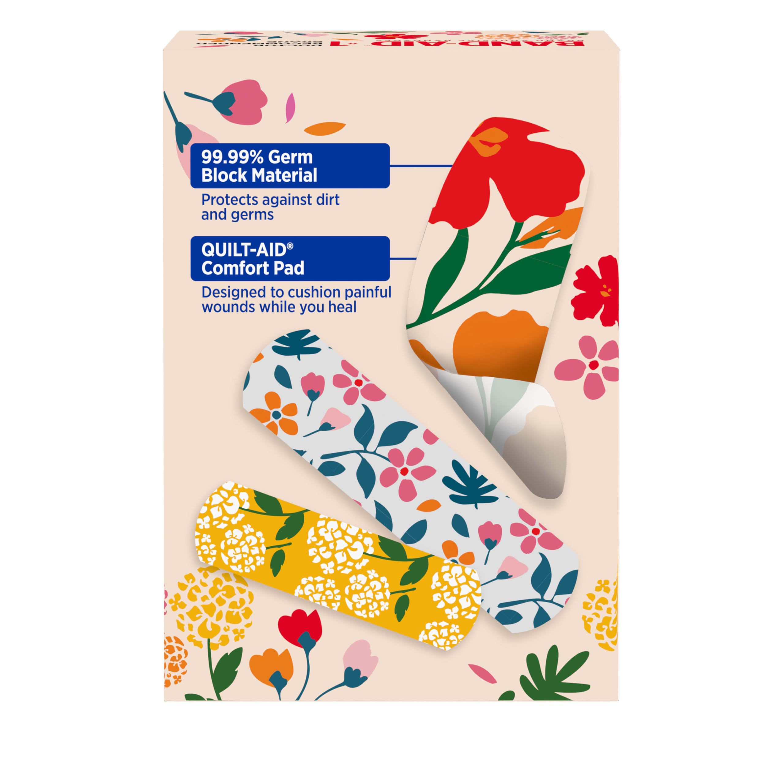 First aid kit staple BAND-AID Wildflower design 30 count