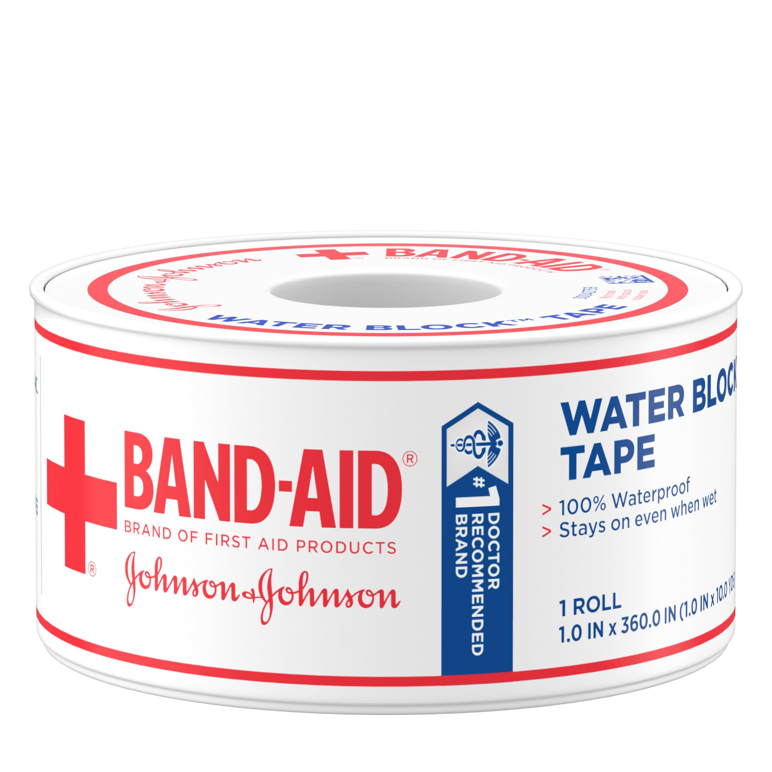 BAND-AID Waterproof tape used to secure dressings
