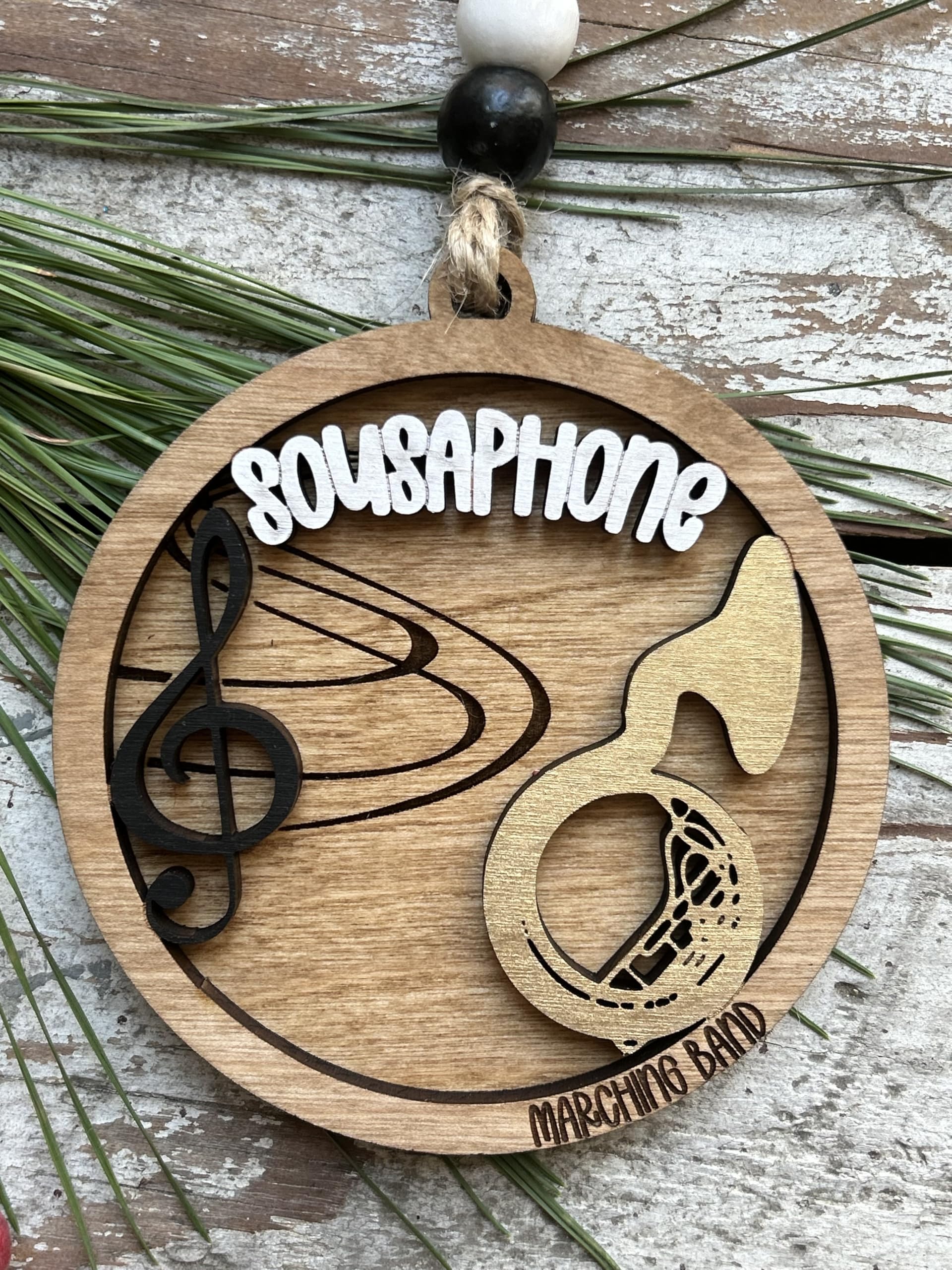 gift idea sousaphone christmas tree ornament band director
