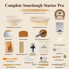 9-inch round banneton bread proofing basket