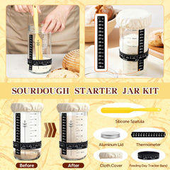 Banneton round proofing basket included in kit