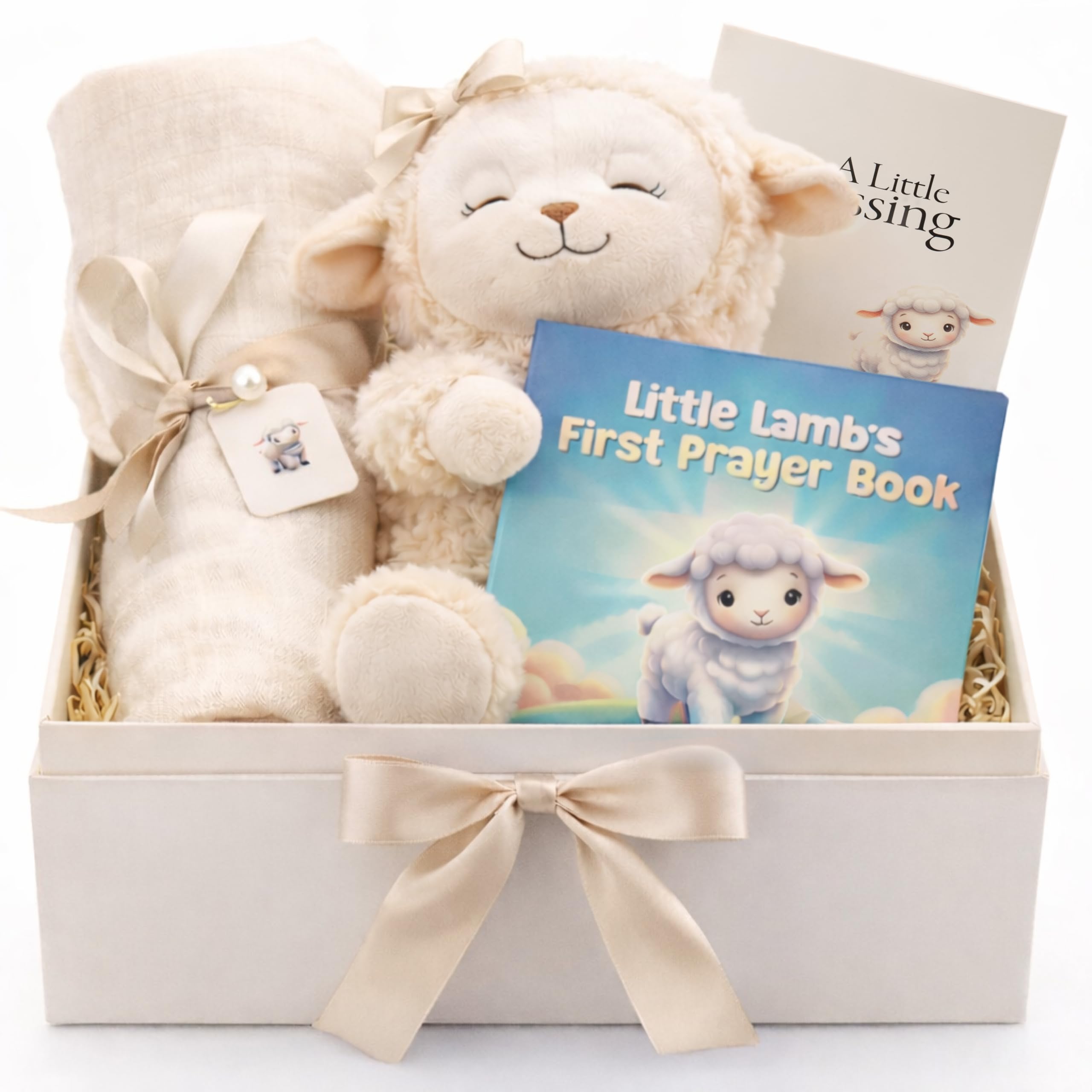 Baptism gifts for boy or girl in premium keepsake box