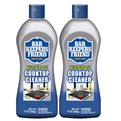 Bar Keepers Friend Cooktop Cleaner bottle label