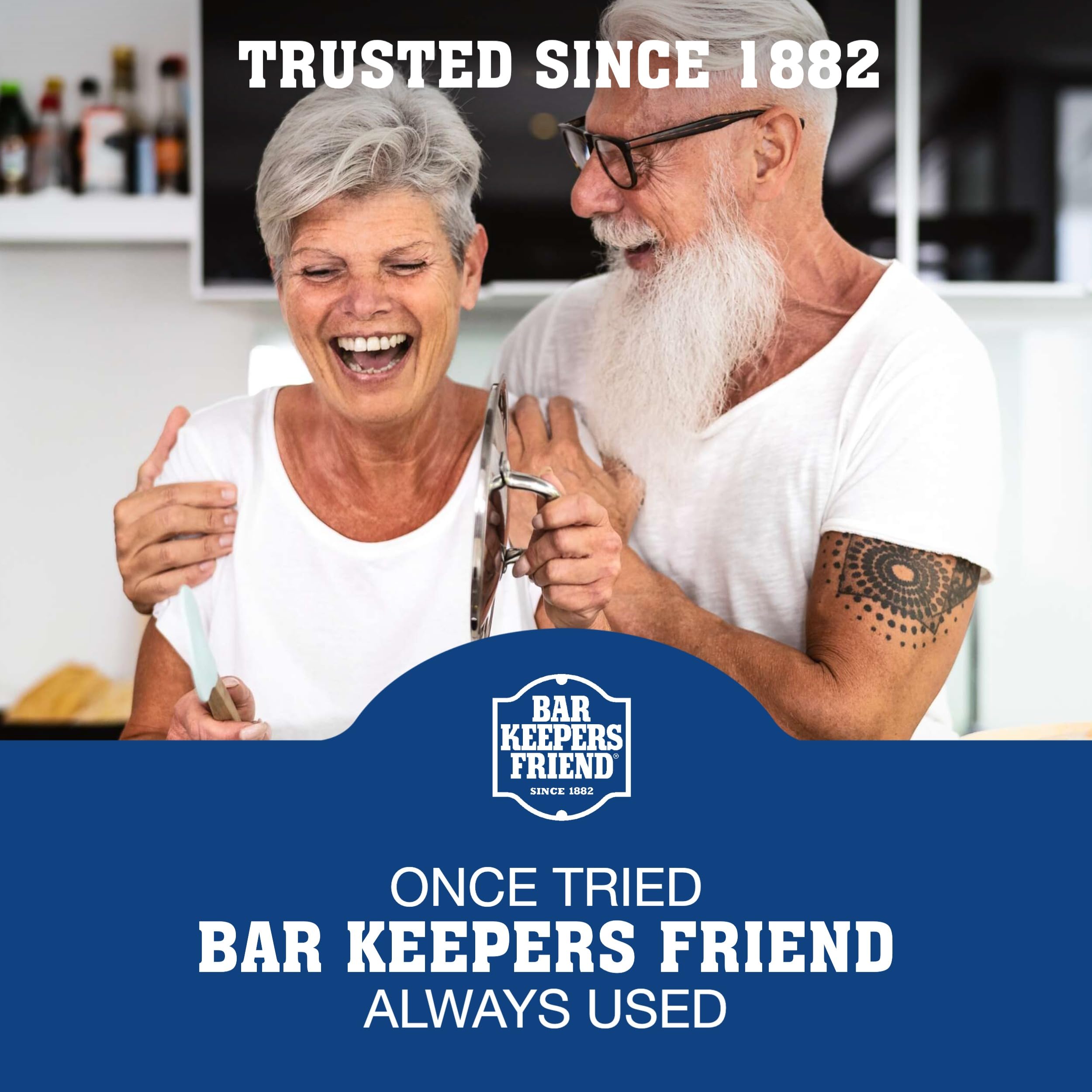 Professional-grade Bar Keepers Friend cleaner for daily care
