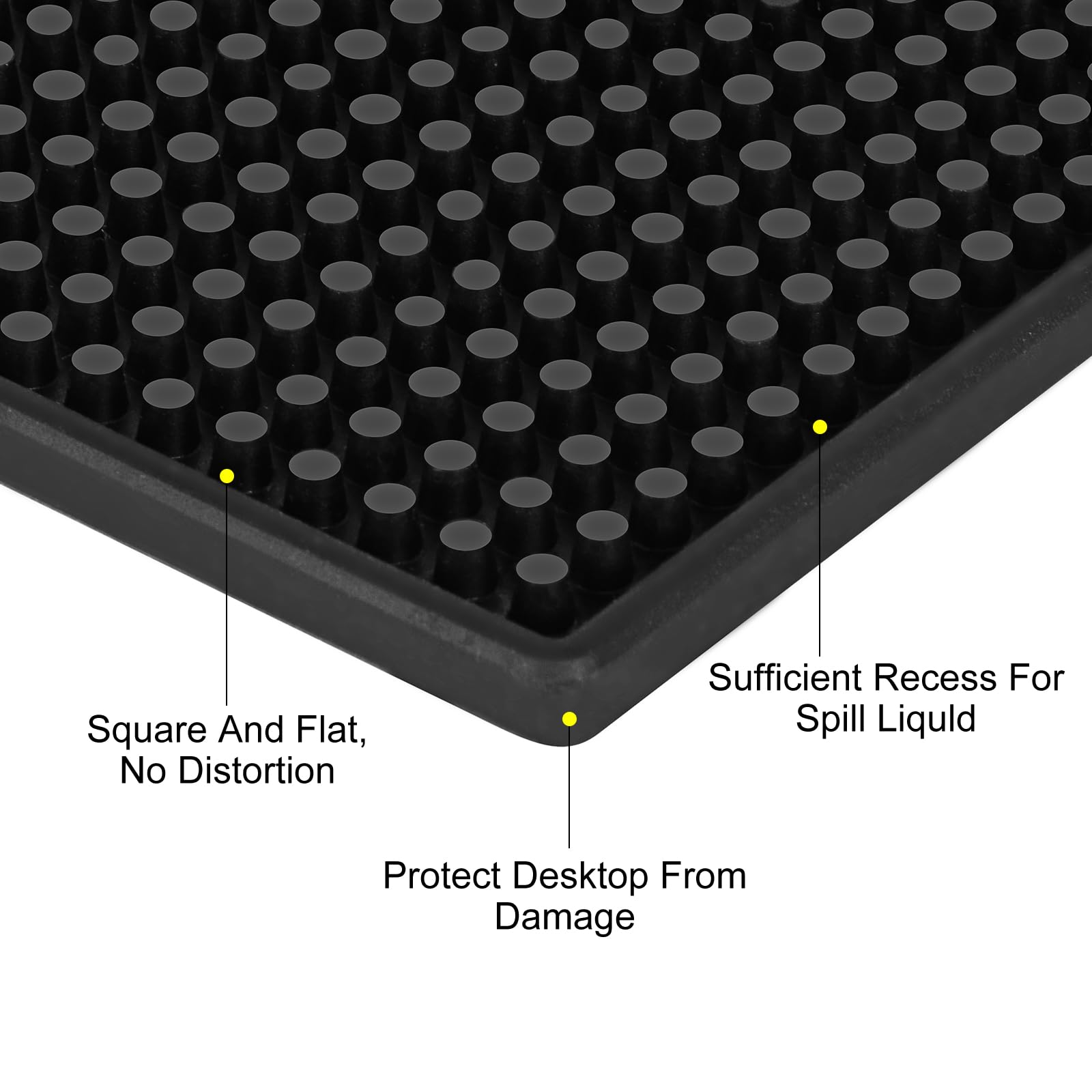 Non-slip waterproof bar mats six pack