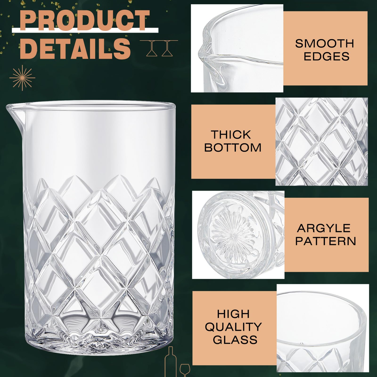 Leak-proof cocktail shaker with silicone seal and secure lid