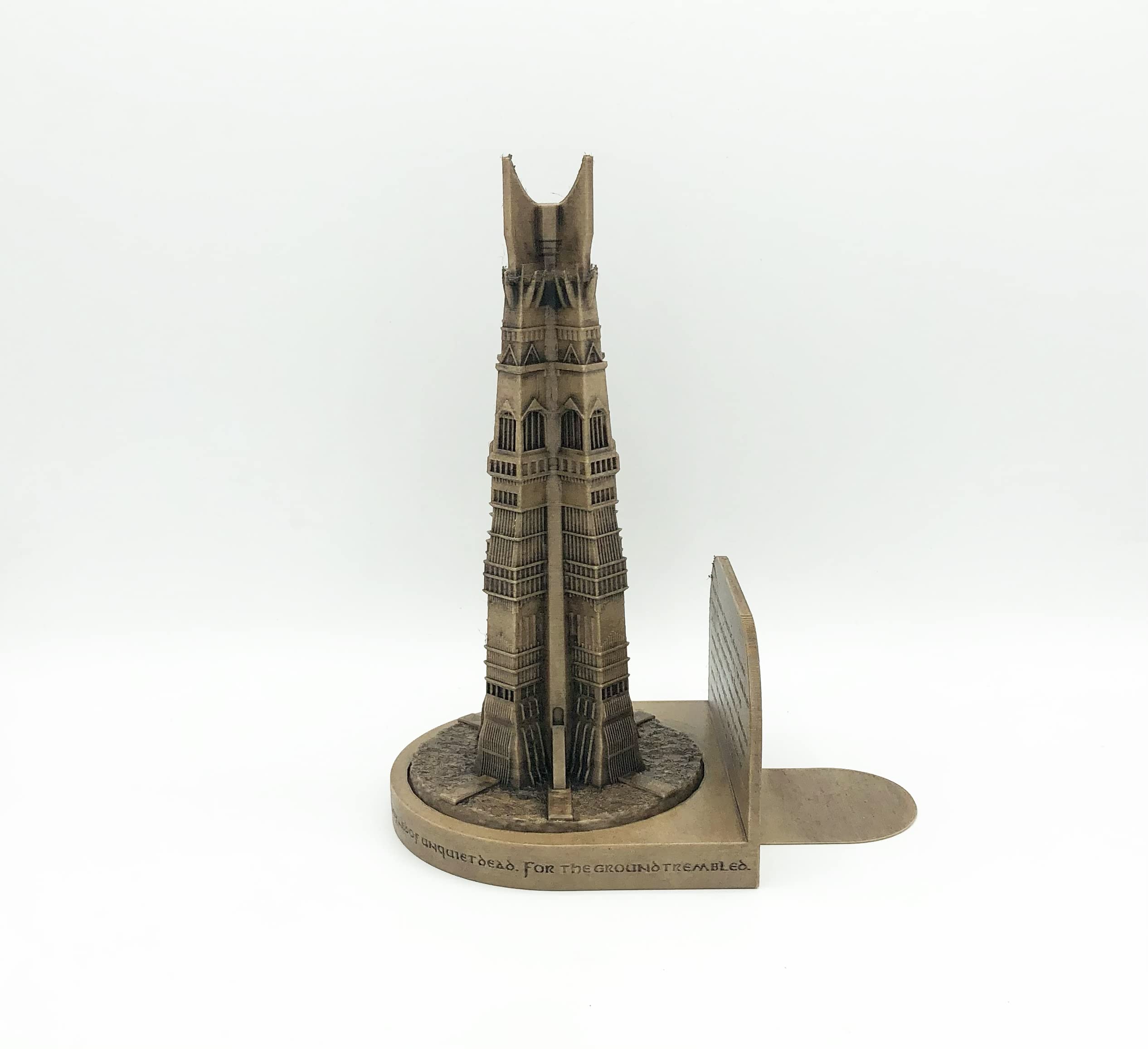 Orthanc bookend dimensions 4.6 in W x 7 in D x 8.5 in H