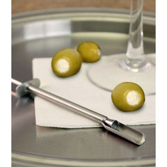 BarConic olive stuffer stainless steel with spring loaded plunger