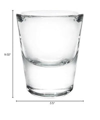 BARCONIC 1 oz thick base clear shot glass for bars
