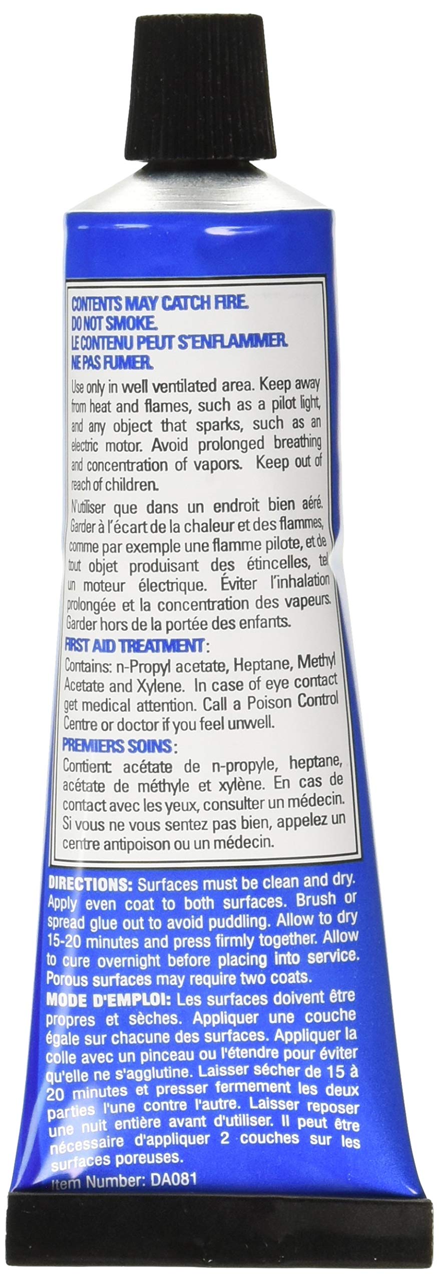 Barge All Purpose Cement blue 2 oz used on leather and rubber
