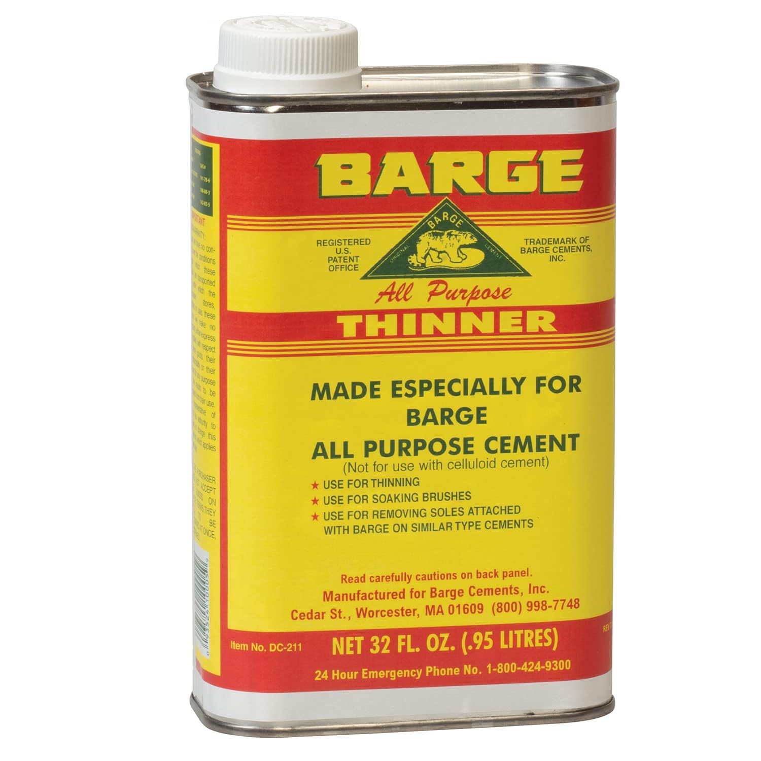 Barge All Purpose Contact Cement Glue red 32 oz leather shoes