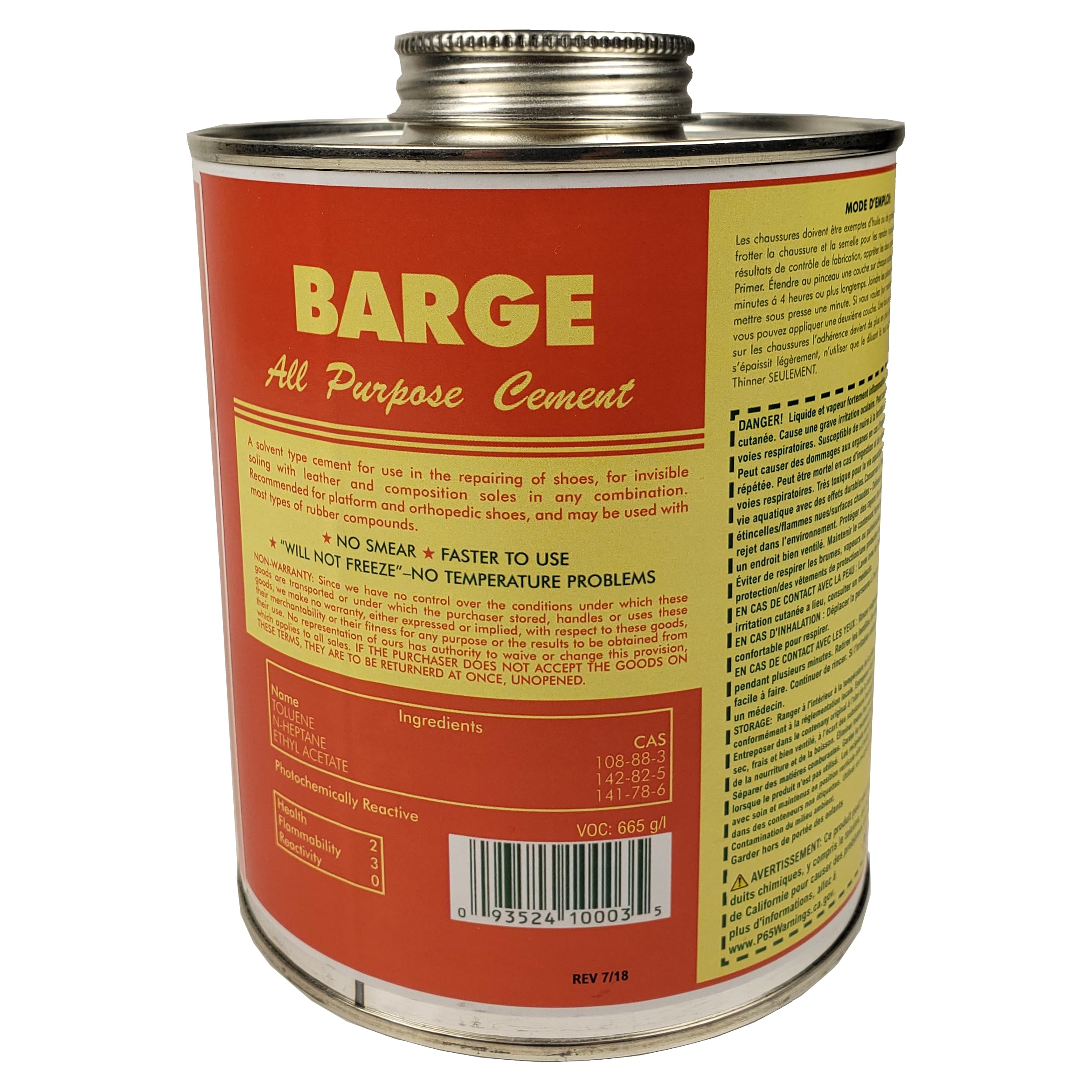 Weather stripping and car door window applications with Barge cement