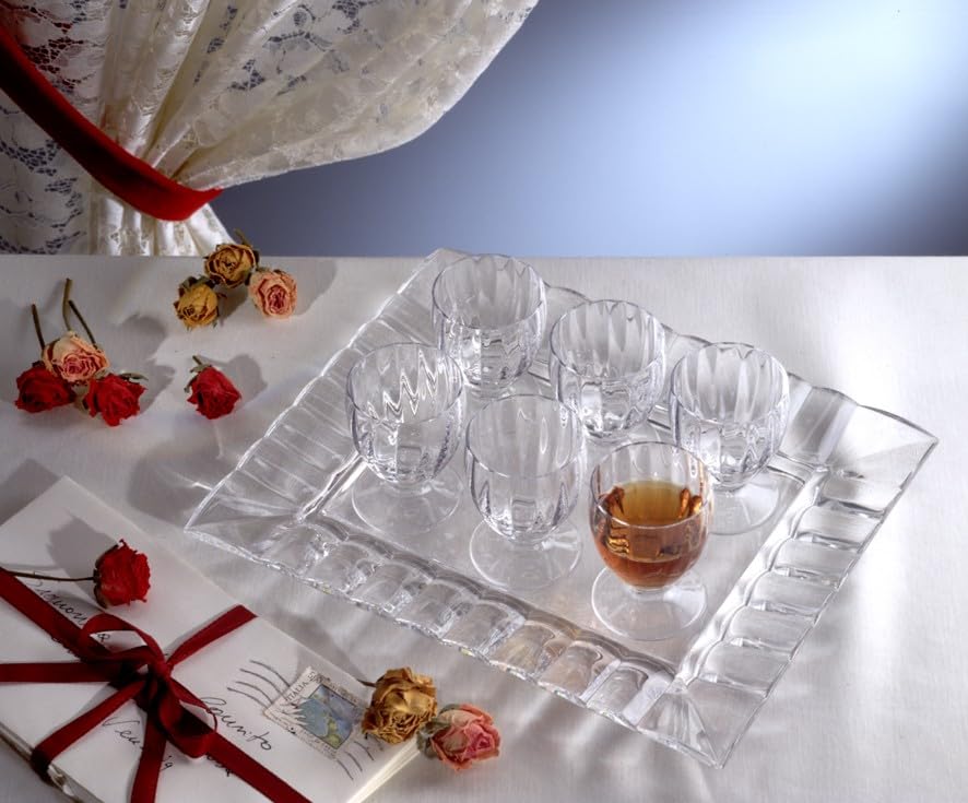 Barski glass tray European manufactured for clarity and craftsmanship