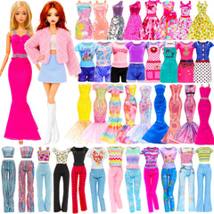 BARWA 14 piece doll clothes set for 11.5 inch dolls