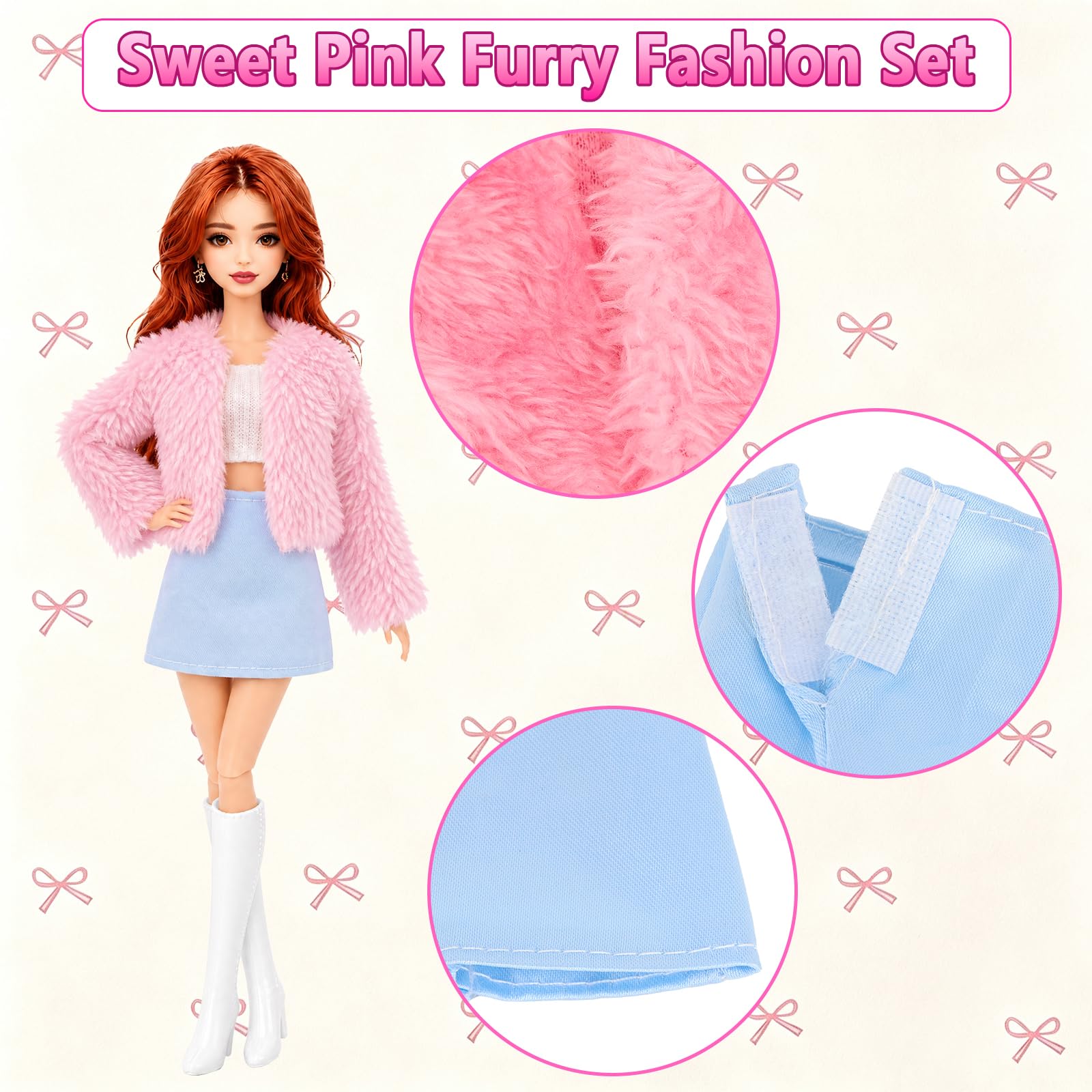 Mermaid gown included in BARWA doll outfits