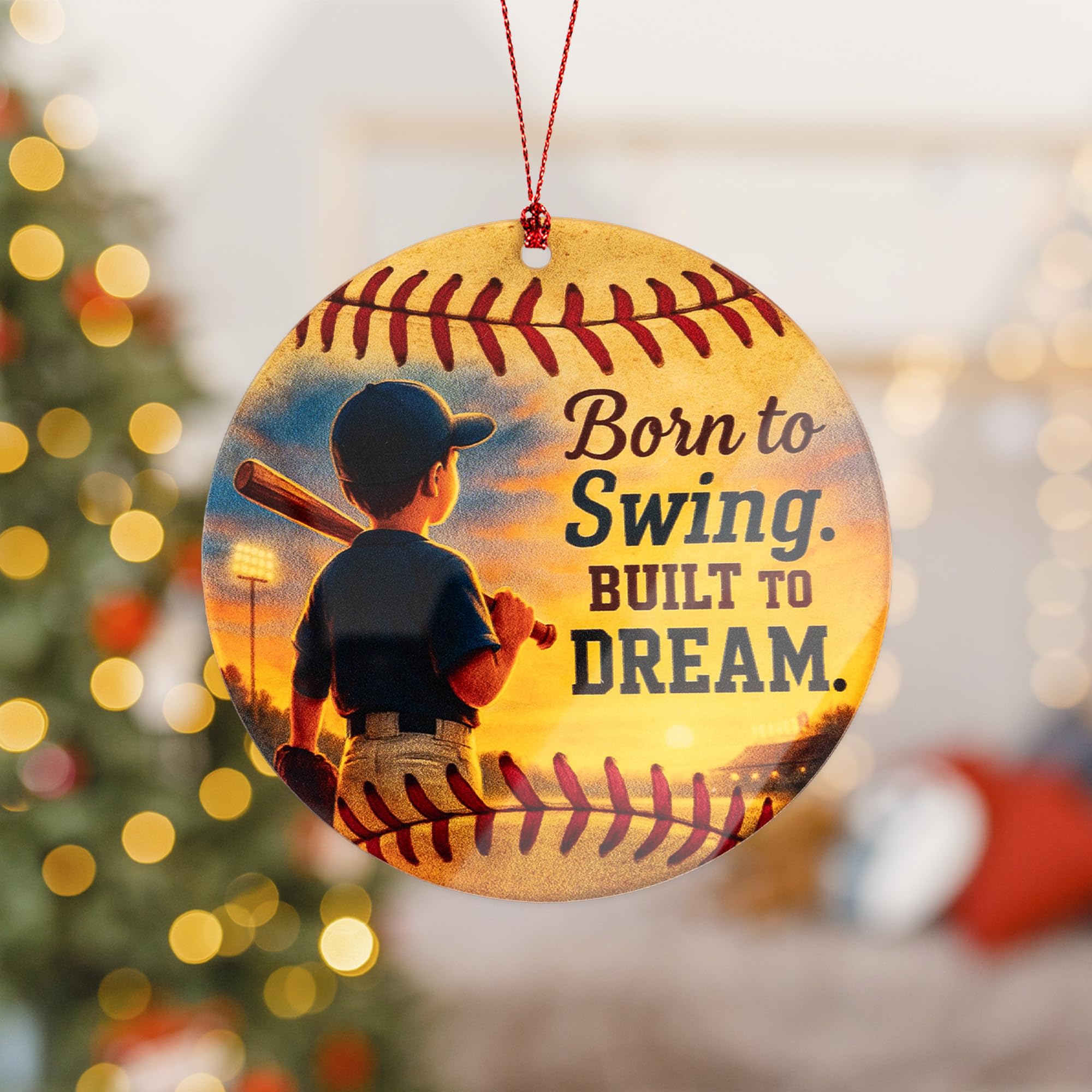 Baseball Ornament Christmas Ornament year 2025 product image