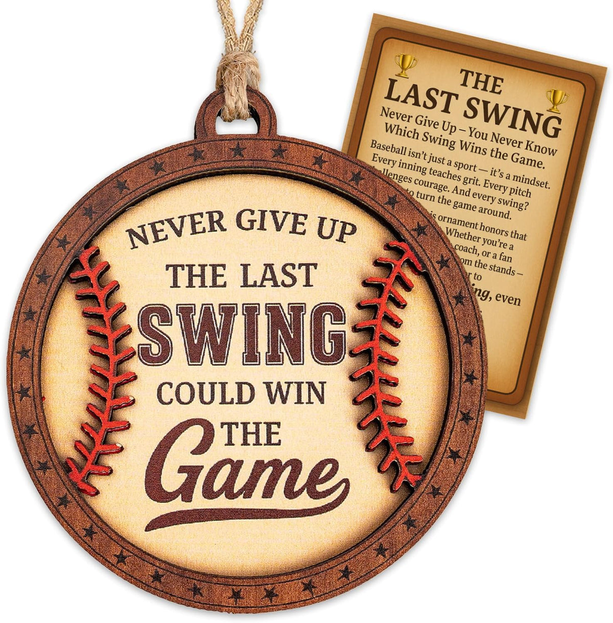 Baseball Ornament for Christmas Tree product image
