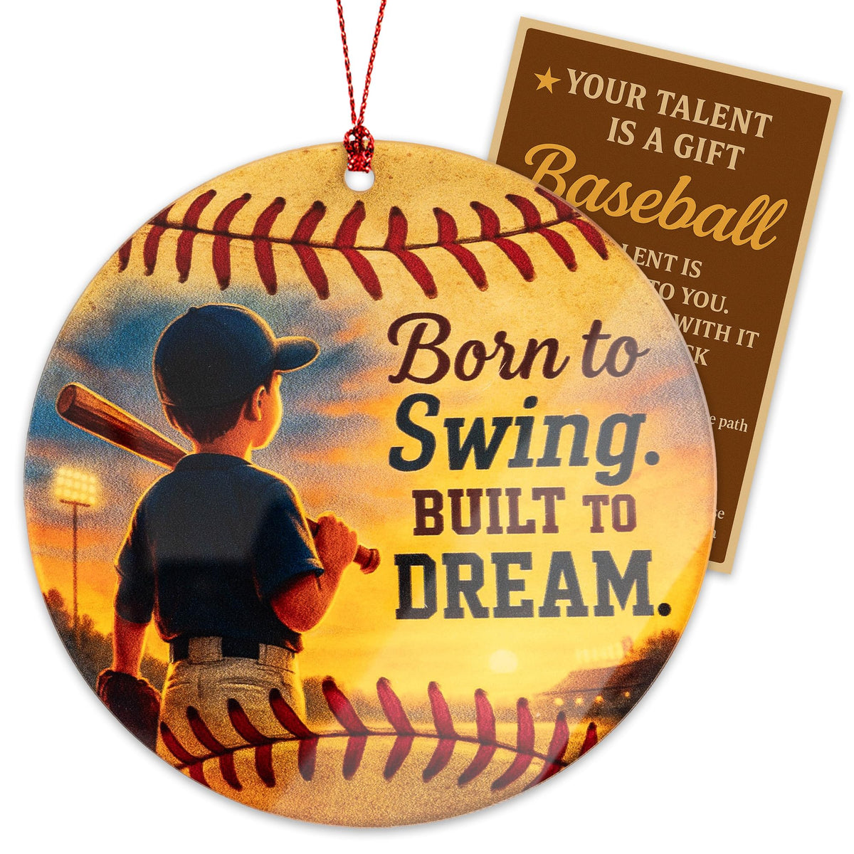 Baseball Ornament for Christmas Tree product image