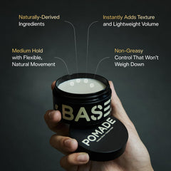 BASED Pomade natural shine with Santal Sandalwood fragrance