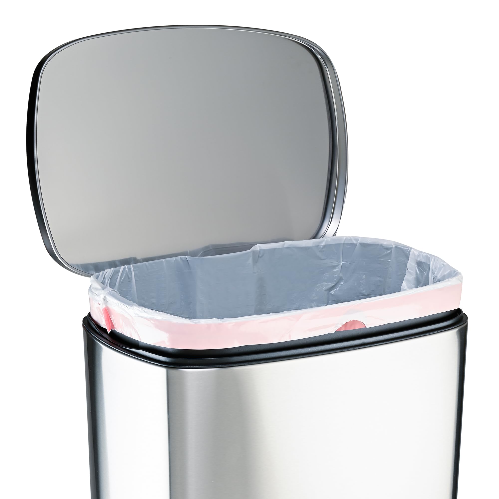 Alexa enabled Basics trash bags restock via voice shopping image
