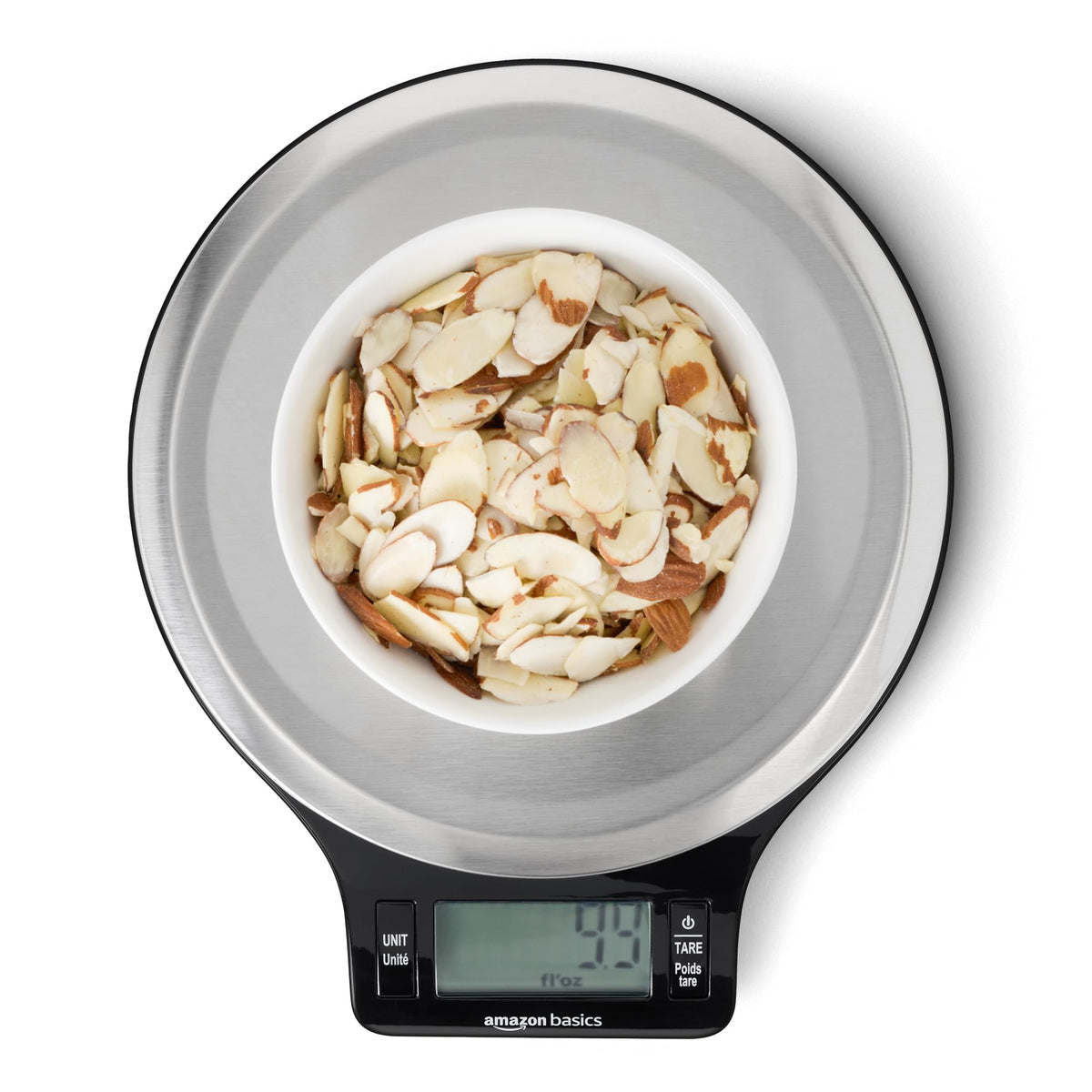 Basics Digital Kitchen Scale BPA-free plastic components