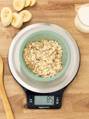 LCD display on Basics Digital Kitchen Scale