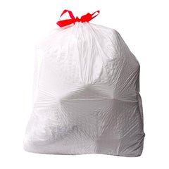 Basics Flextra Strength embossed tear resistant trash bags