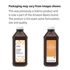 First aid antiseptic Basics 3 percent hydrogen peroxide bottle