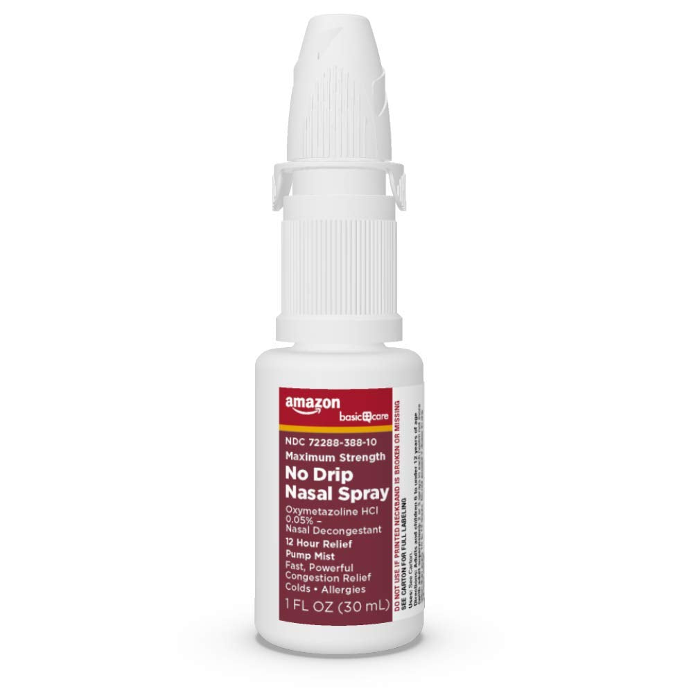 Single pack of Basics No Drip Nasal Spray 1 fl oz