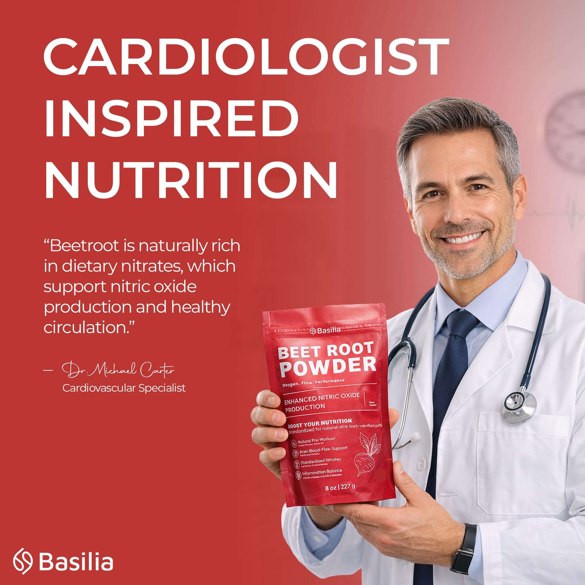 Basilia Beet Root Powder 8 oz nutrition facts