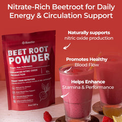 Basilia Beet Root Powder 8 oz non GMO certification
