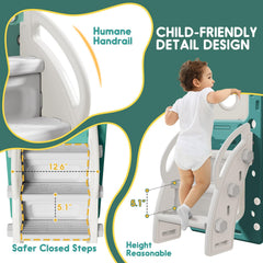 hdpe durable material non-slip steps and handrails