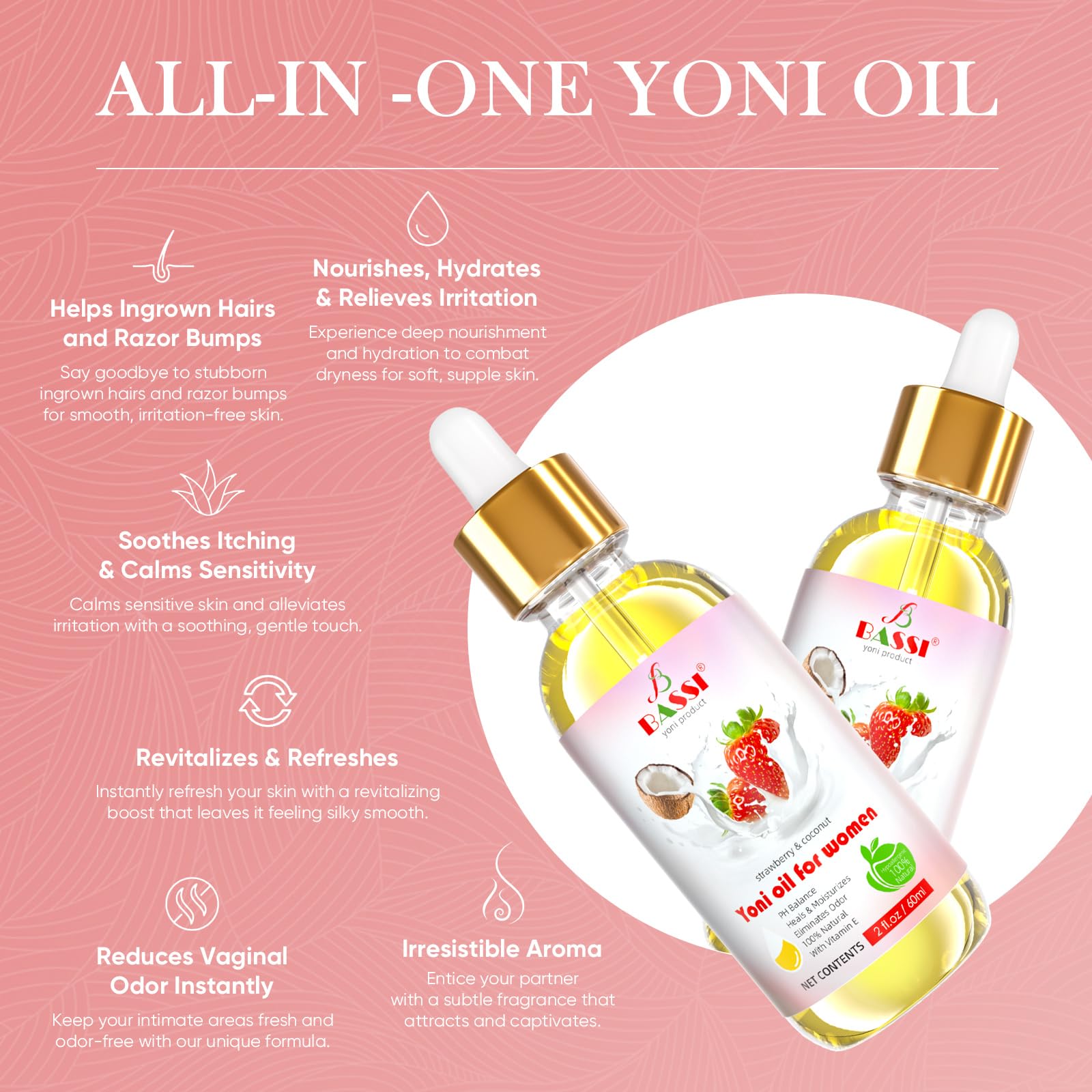BASSI Yoni Oil moisturizing formula