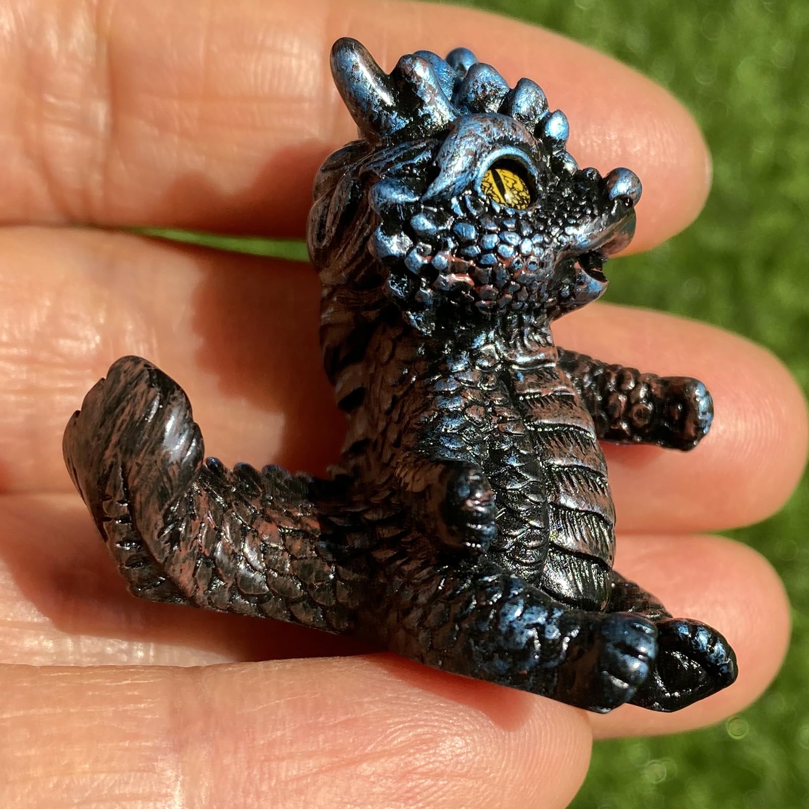 Basuo-9Q dragon figurines cake toppers fairy garden decor