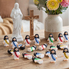 basuwu 215 pcs Little Jesus Figures yellow color set