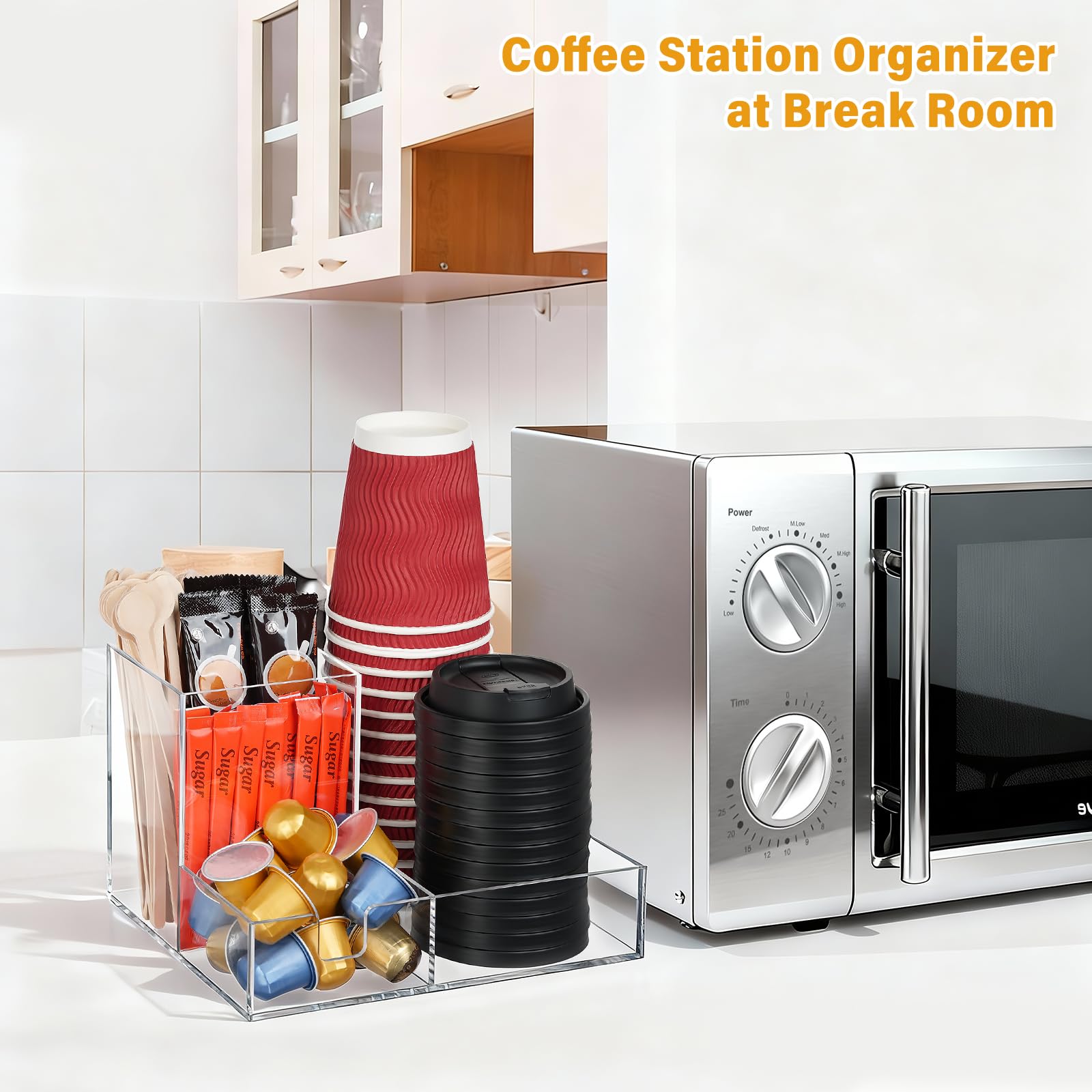 Protective film on Basysnck acrylic organizer peel before use