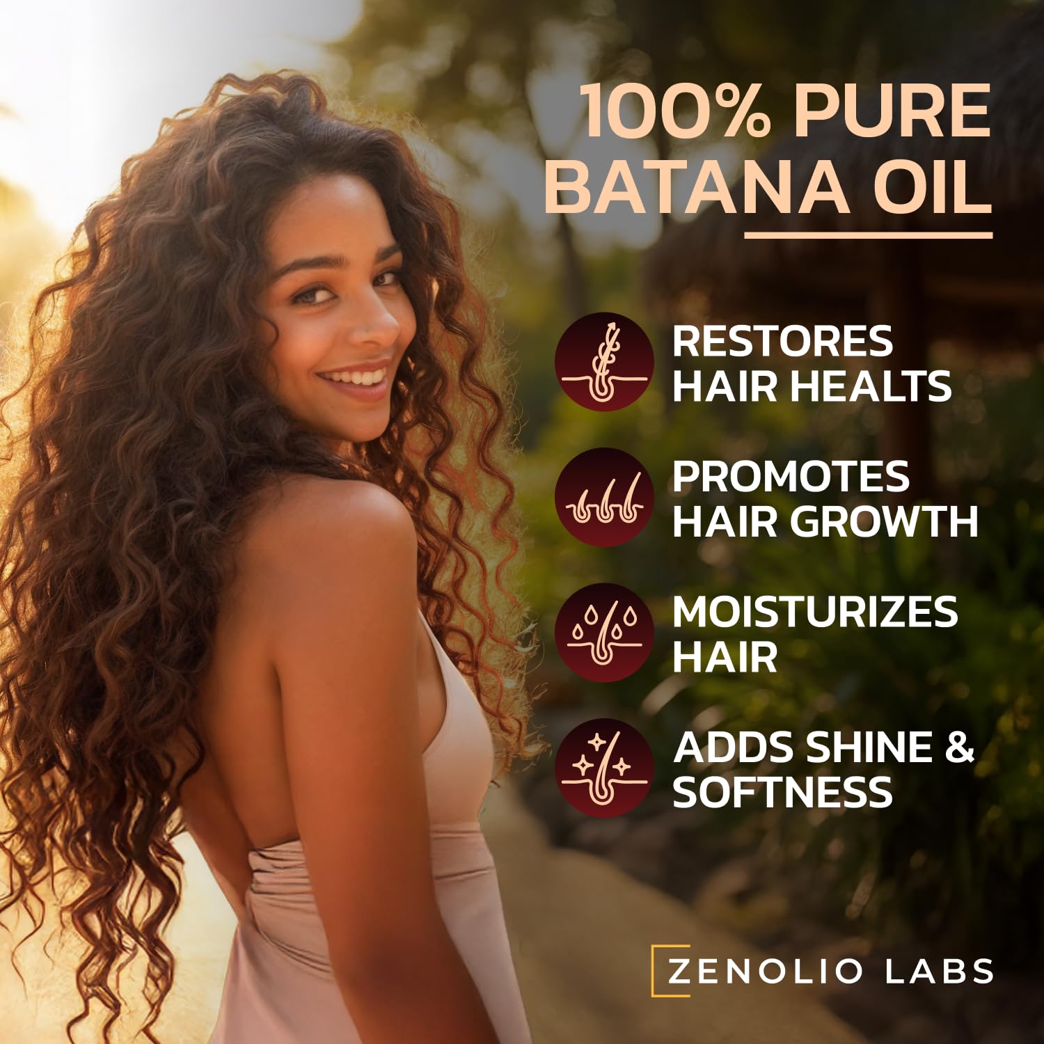 Batana Oil for Hair Growth Zenolio Labs product visual