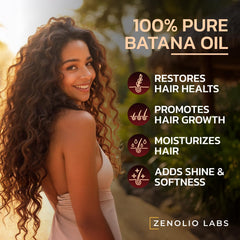 Batana Oil for Hair Growth Zenolio Labs product visual