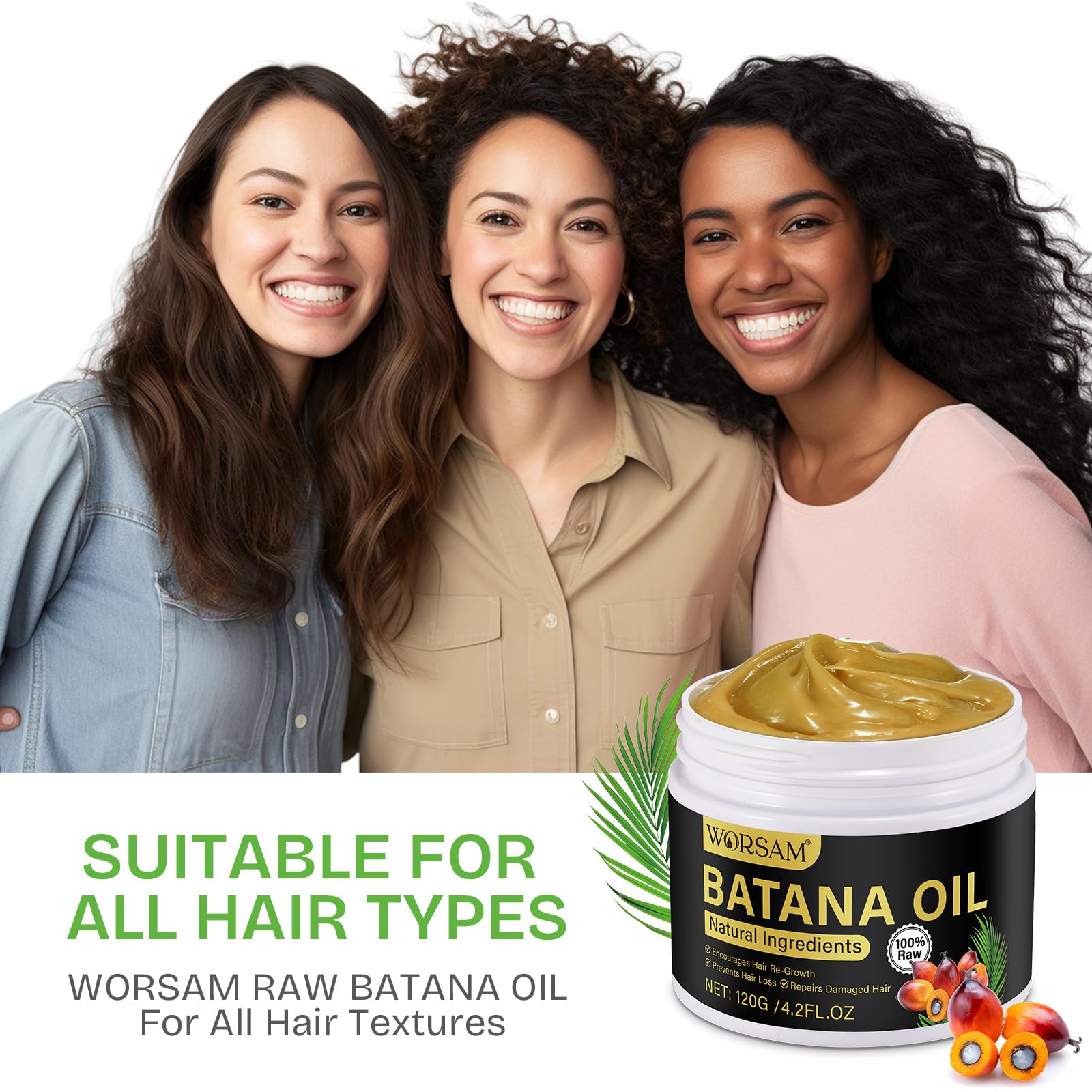 Batana Oil for split ends hair repair