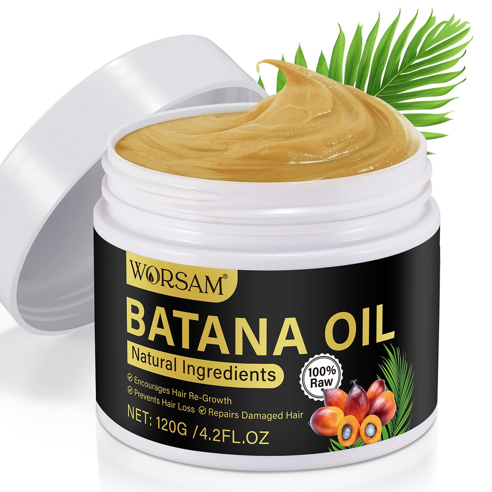 Bottle of Batana Oil hair growth 120g
