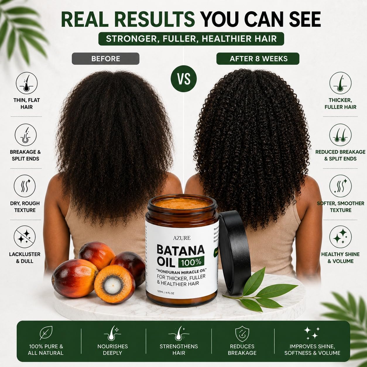 Free from mineral oils parabens sulfates silicones in Batana oil paste