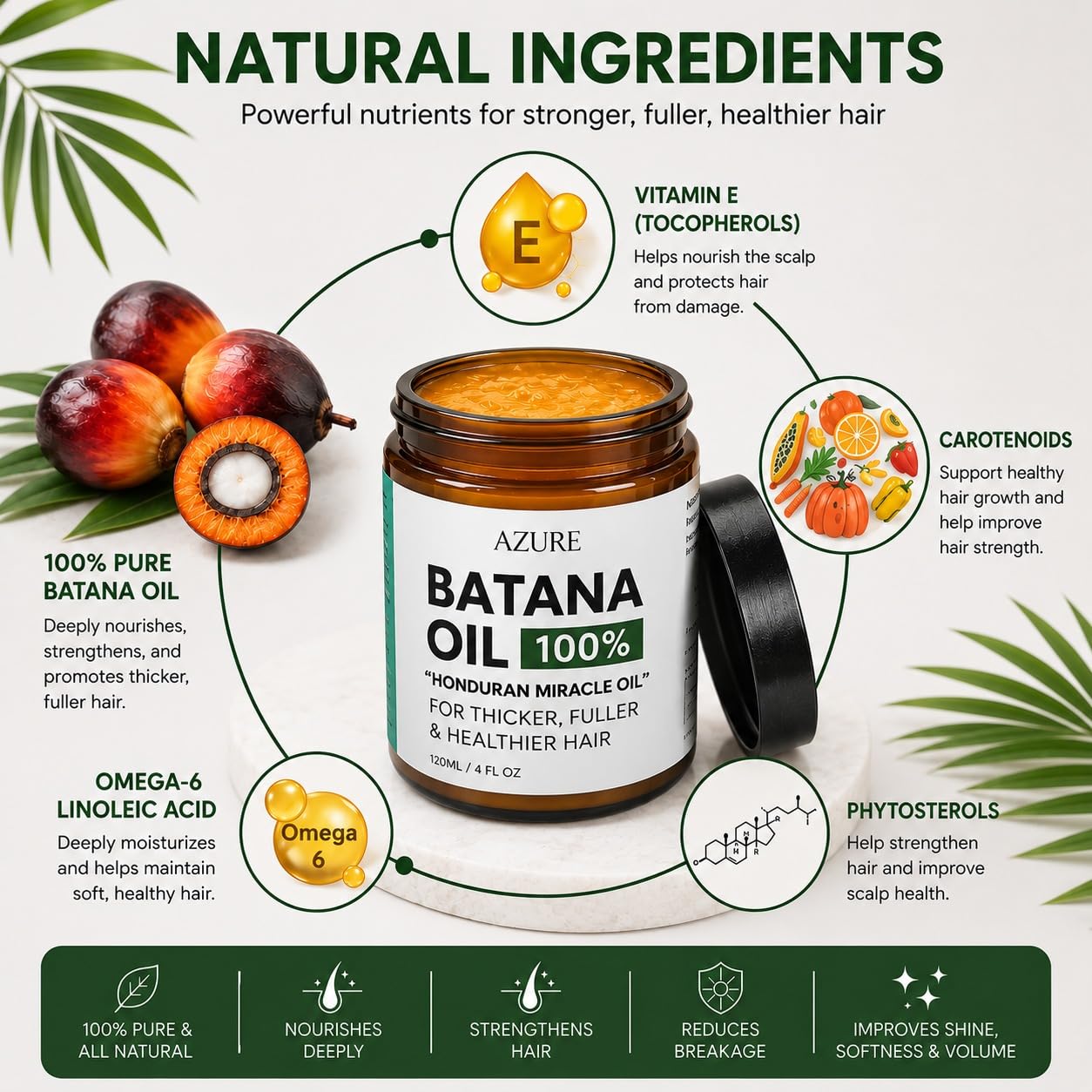 Batana oil paste for hair growth nourishment for all hair types