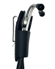 Handmade in Maine BATCLIP stethoscope holder with leather