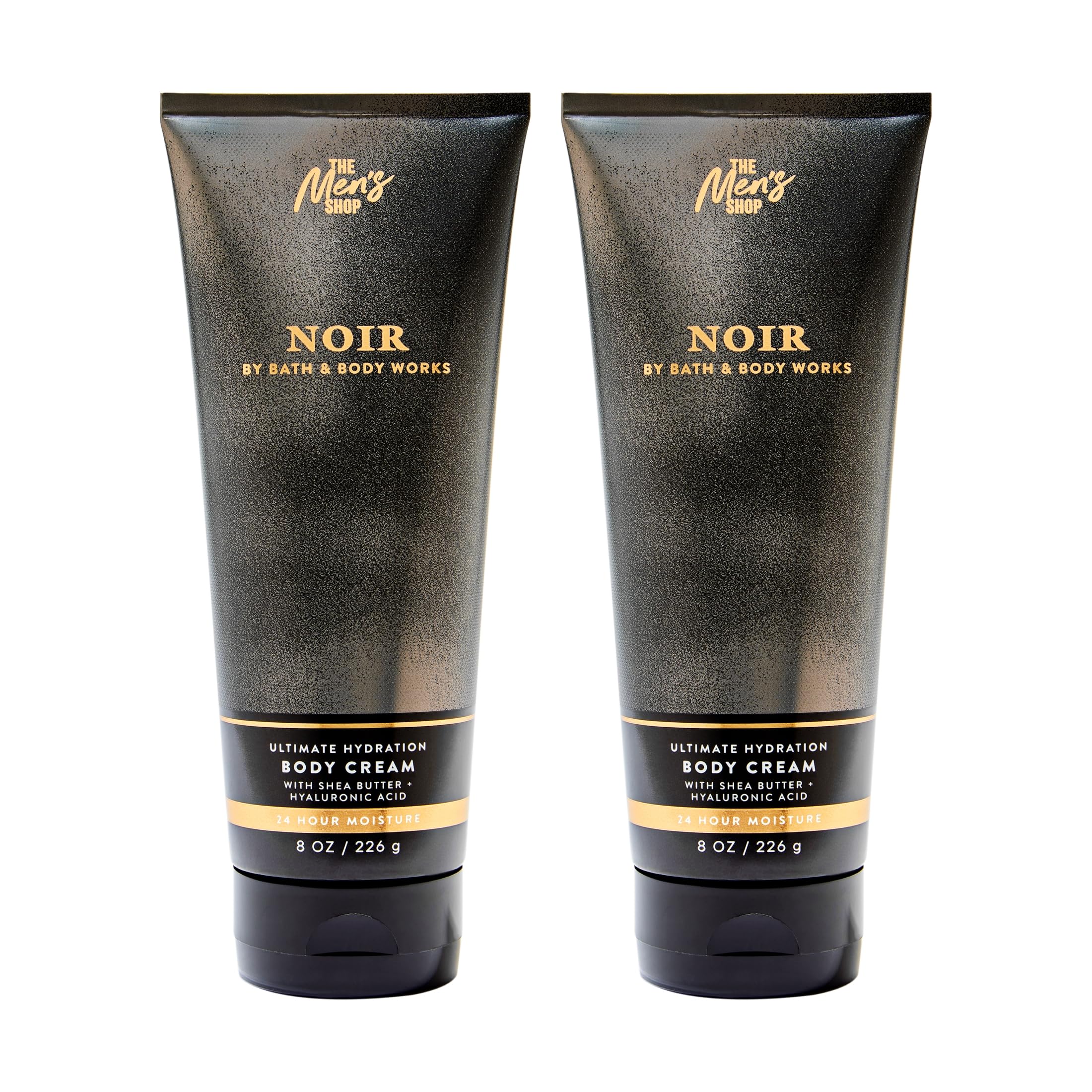 Bath & Body Works body cream for men Noir Scent 8 oz 2 pack